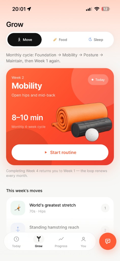 TallTrack Grow — Move